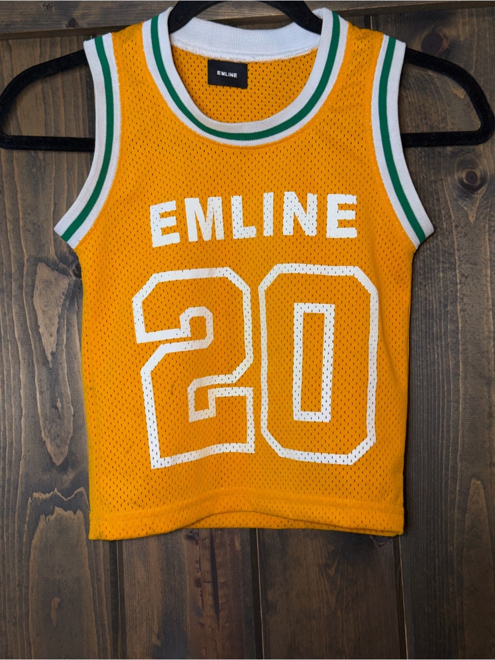 Emline Boys Basketball Jersey Streetwear Hip Hop Sz 4Y